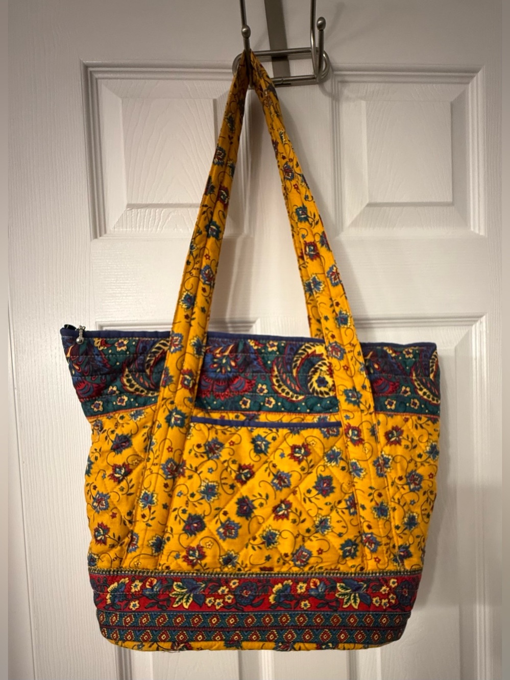 Provence Floral Quilted Tote Bag Made in France